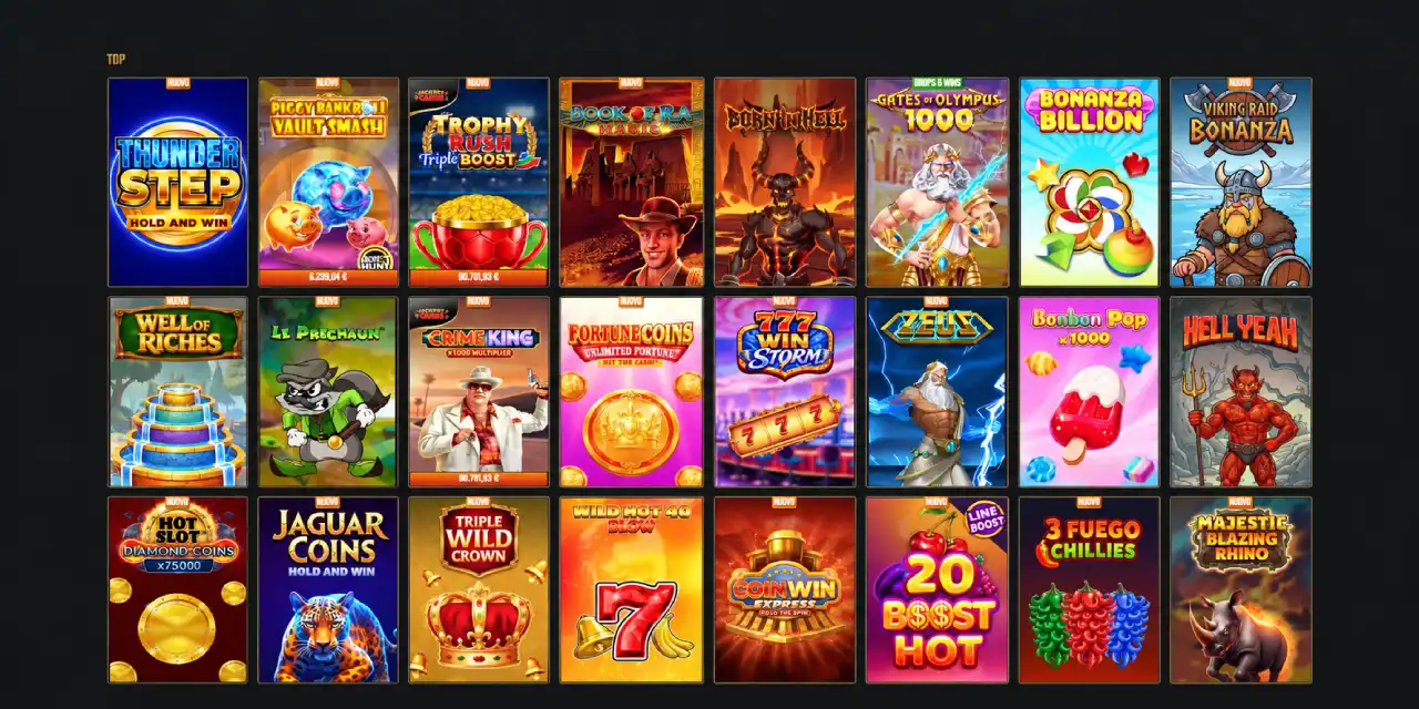 Gransino Casino top slot machine e giochi più popolari Italia